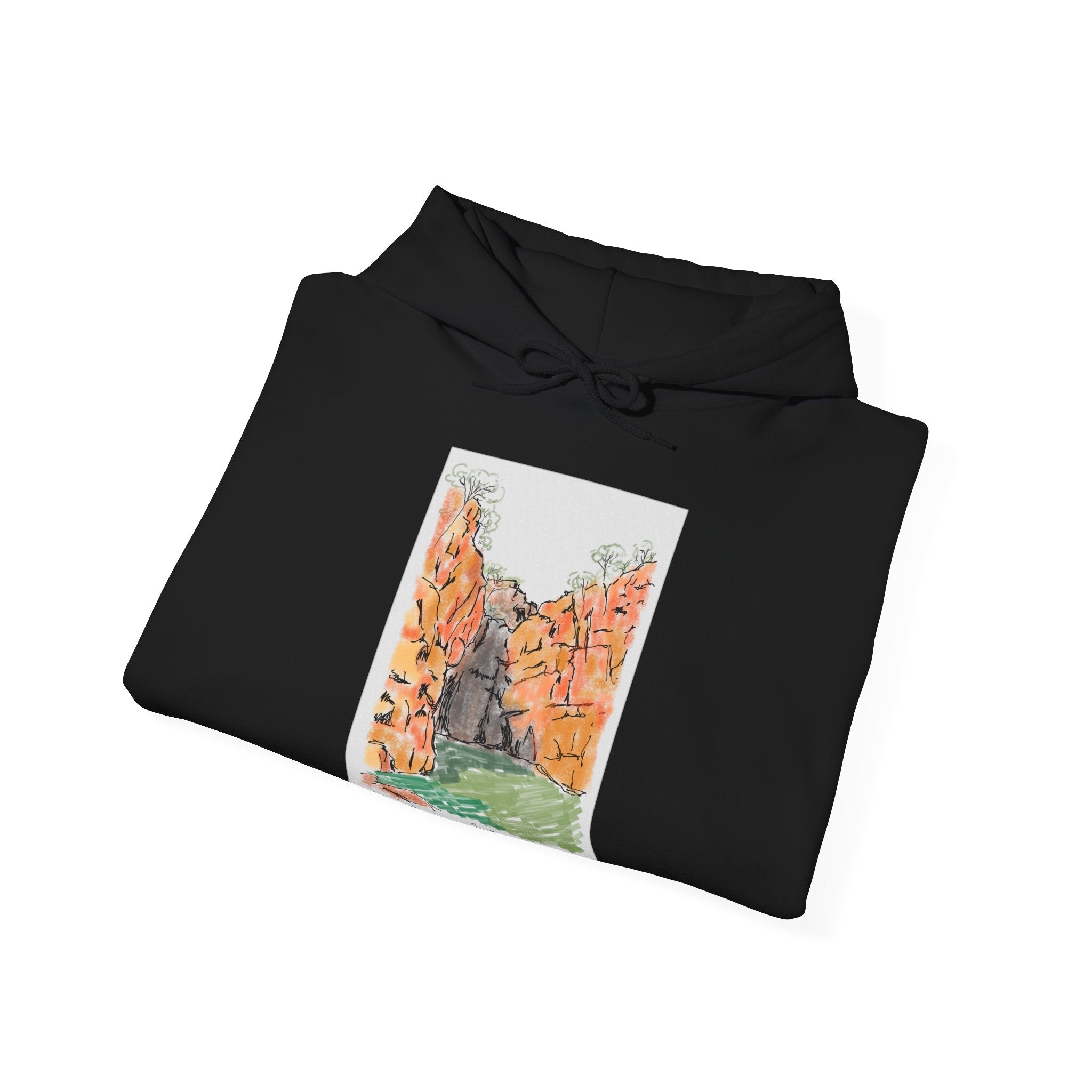 Southern Rockhole, Nitmiluk | Unisex Heavy Blend™ Hooded Sweatshirt Printify