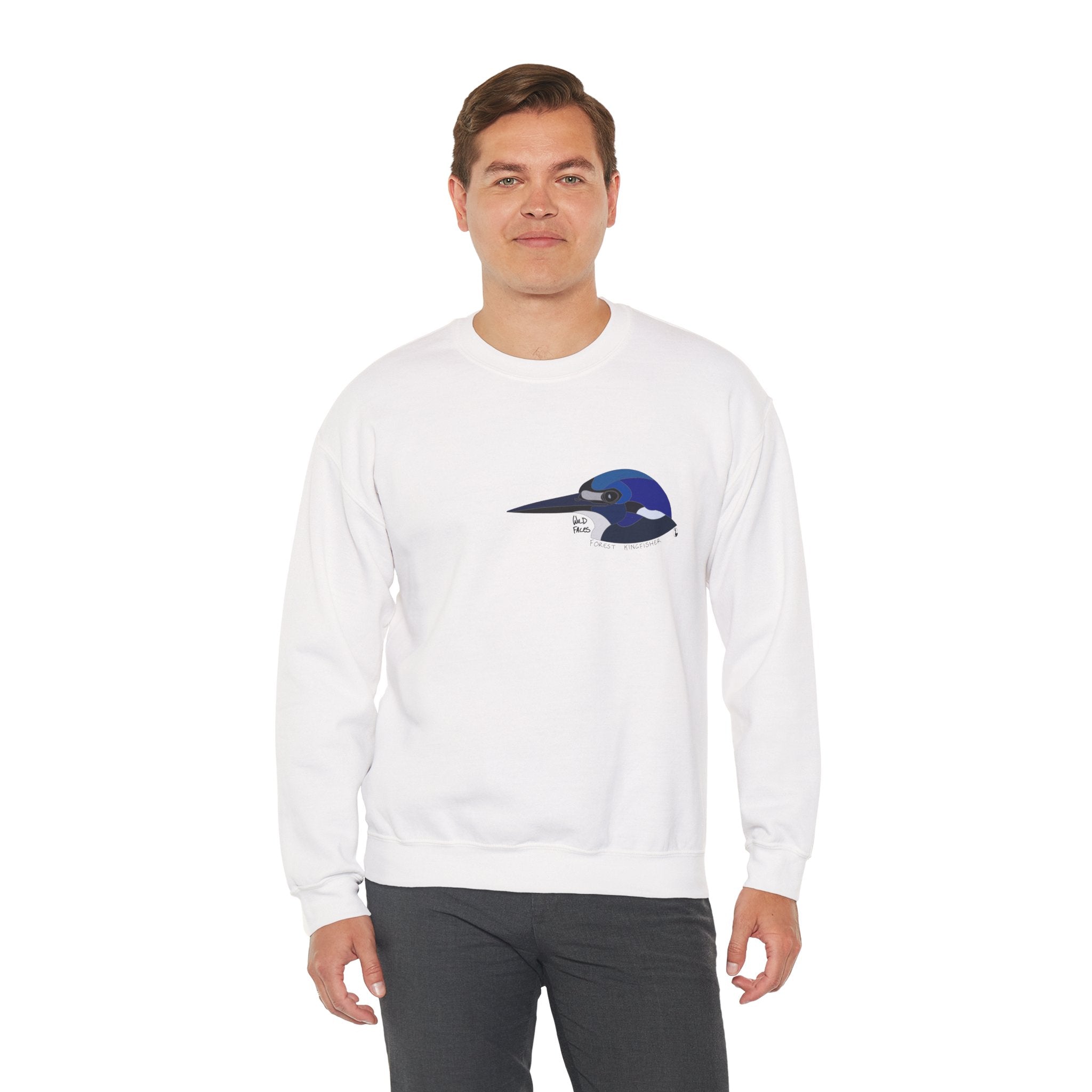 Forest Kingfisher Sweatshirt | Unisex Heavy Blend™ Crewneck Printify