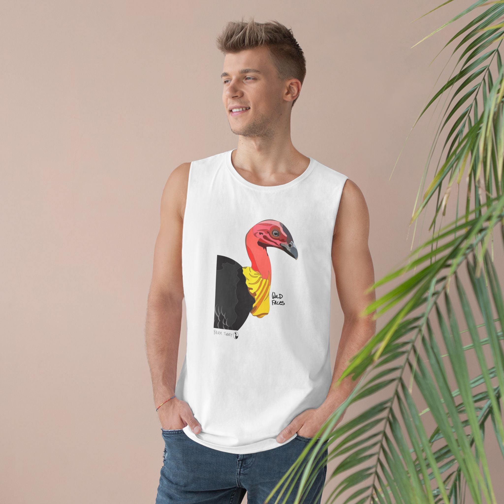 Australian Brushturkey - Unisex Barnard Tank Printify