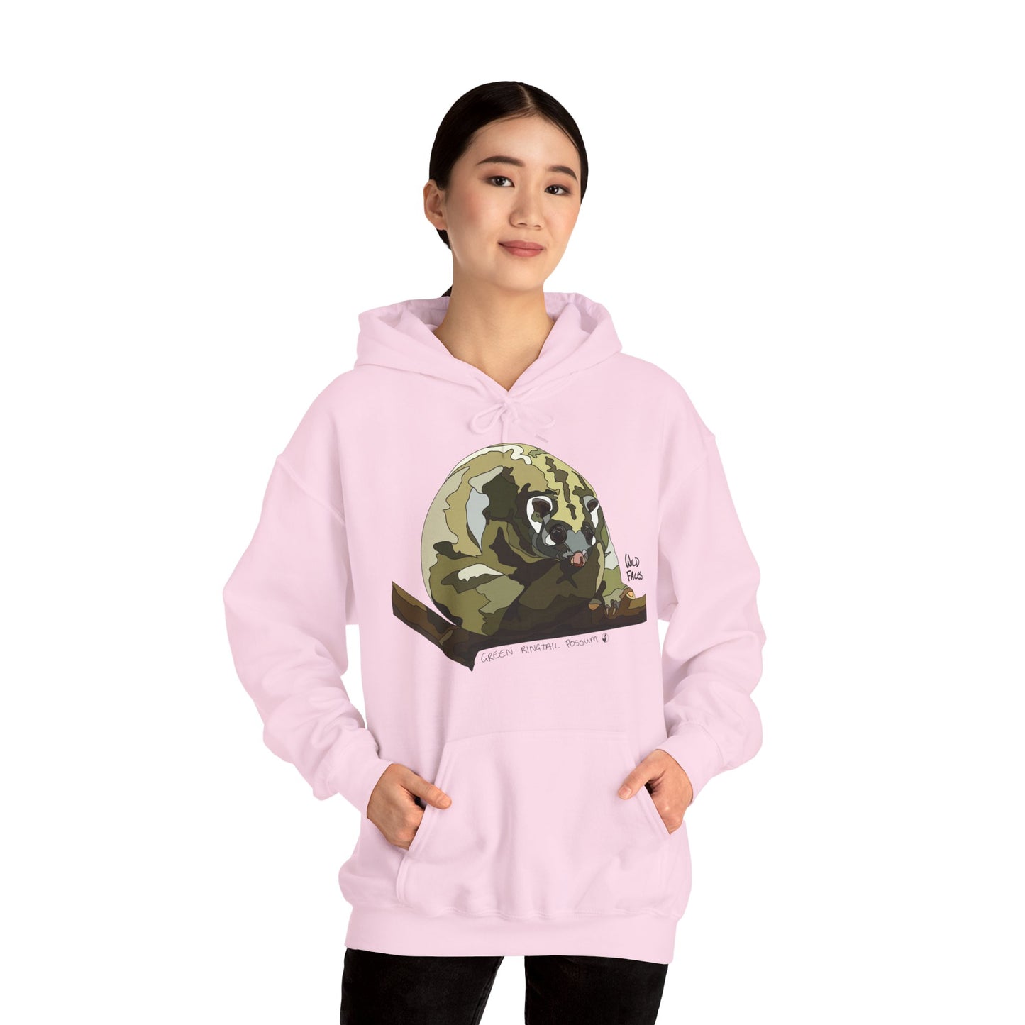 Green Ringtail | Unisex Heavy Blend™ Hooded Sweatshirt