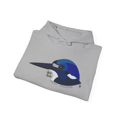 Forest Kingfisher Head | Unisex Heavy Blend™ Hooded Sweatshirt