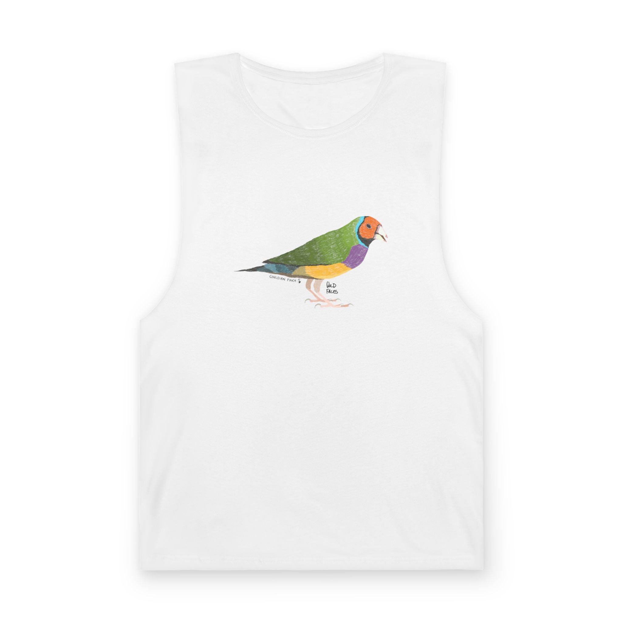Gouldian Finch - Unisex Barnard Tank