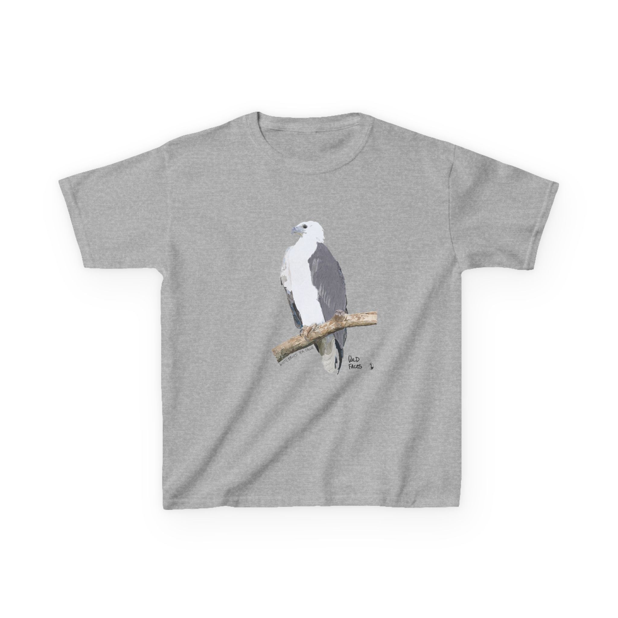 White-bellied Sea Eagle | Kids Heavy Cotton™ Tee Printify