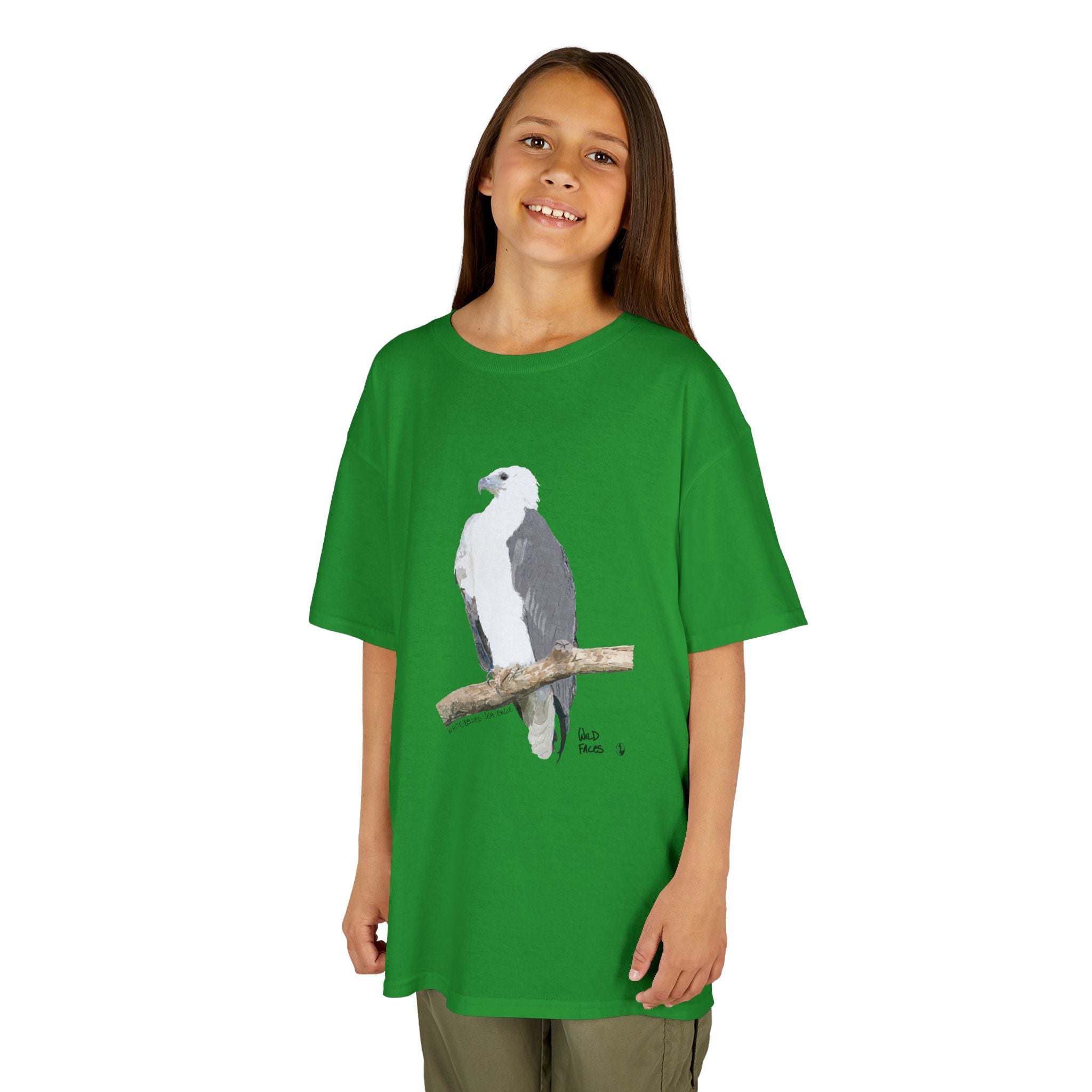 White-bellied Sea Eagle | Kids Heavy Cotton™ Tee Printify