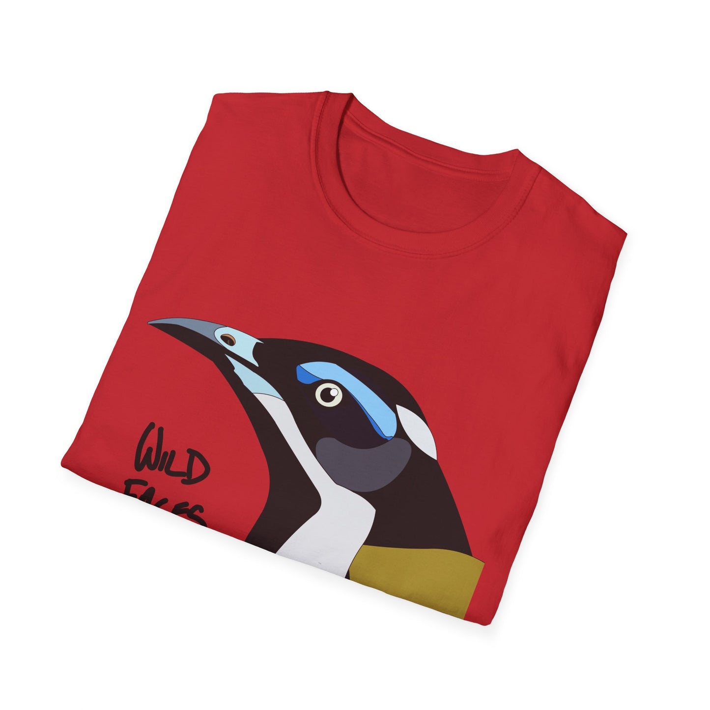 Blue-faced Honeyeater - Unisex Softstyle T-Shirt