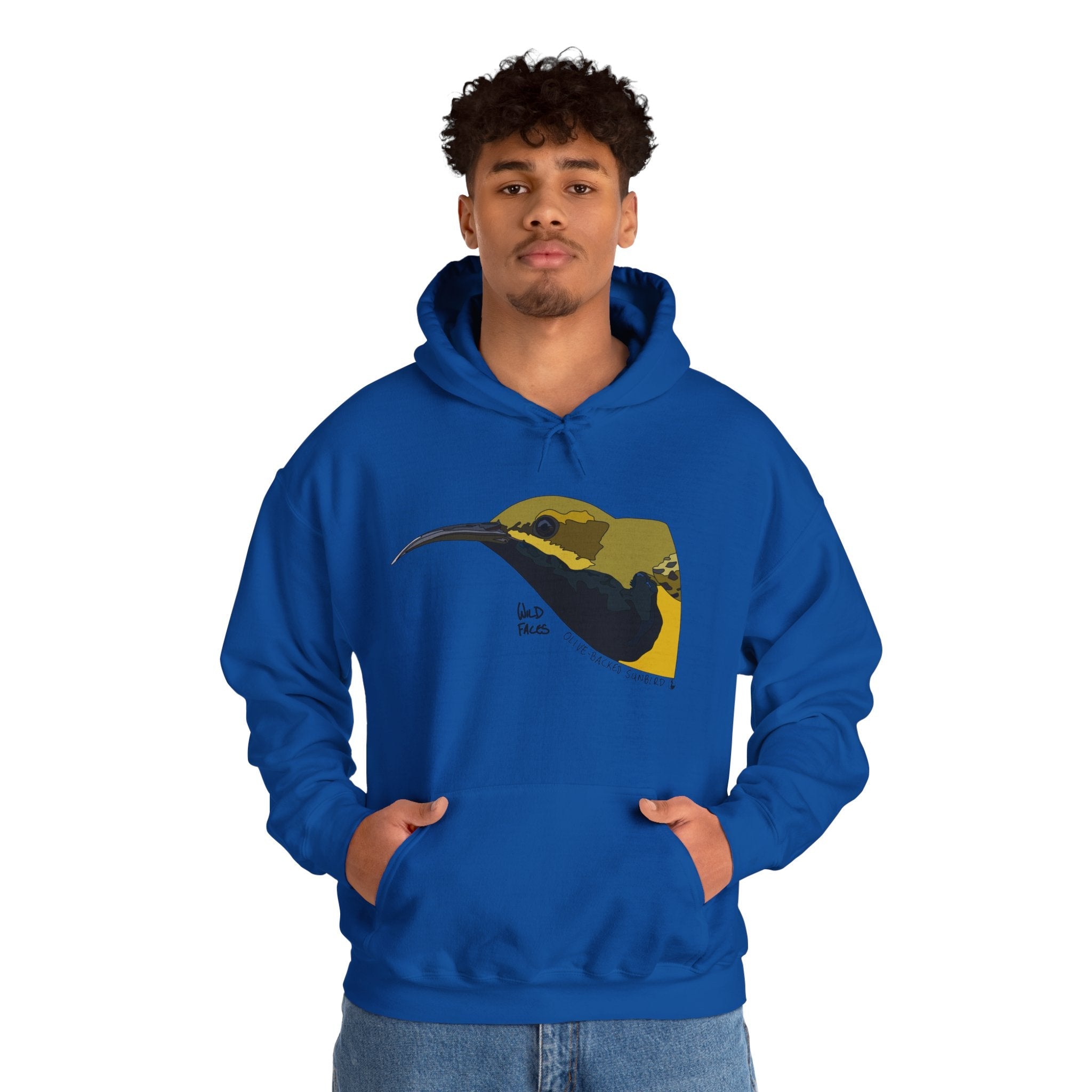 Olive-backed Sunbird | Unisex Heavy Blend™ Hooded Sweatshirt Printify
