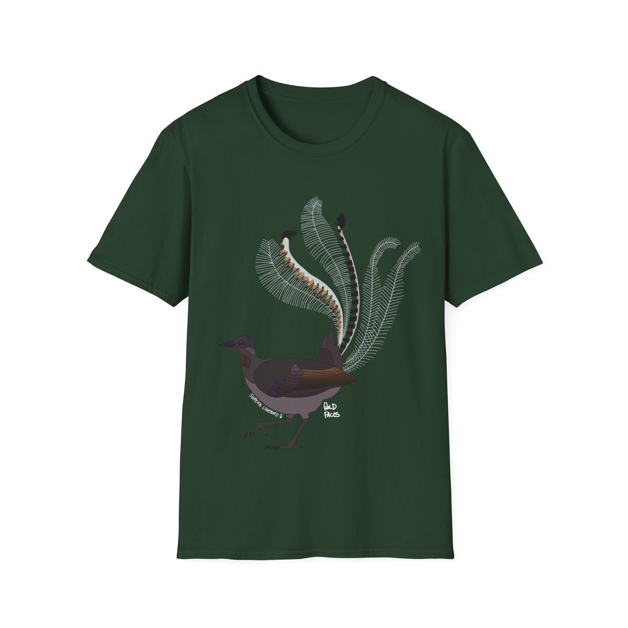Superb Lyrebird - Unisex Softstyle T-Shirt