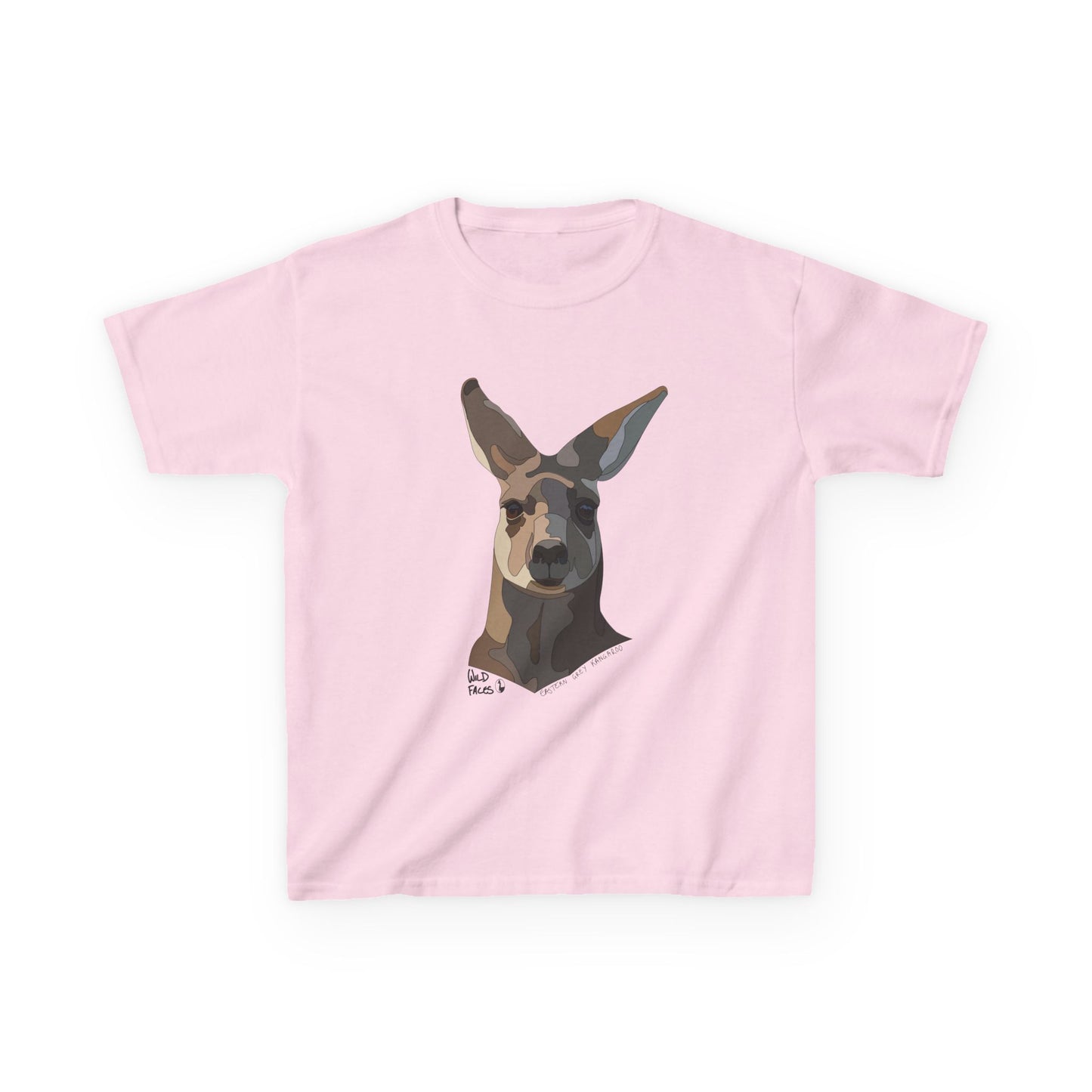 Eastern Grey Kangaroo | Kids Heavy Cotton™ Tee