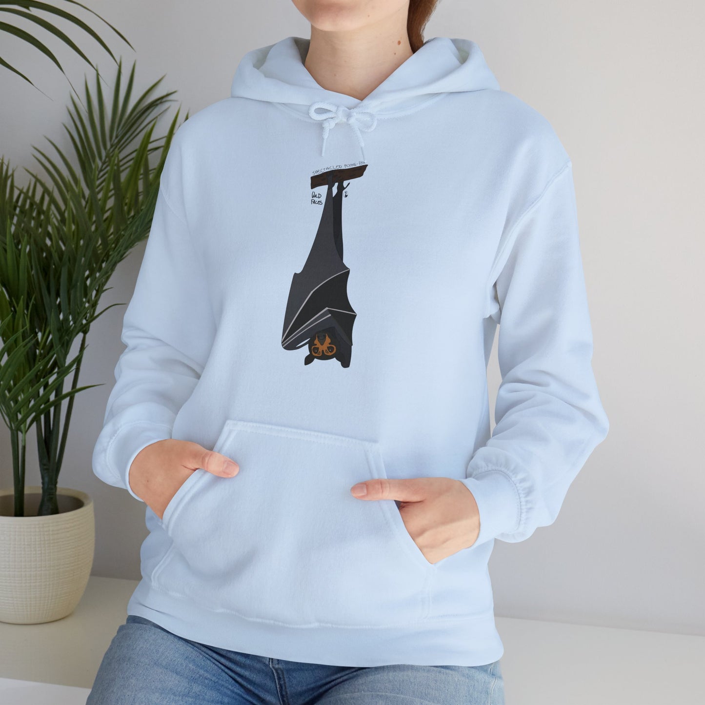 Spectacled Flying Fox | Unisex Heavy Blend™ Hooded Sweatshirt