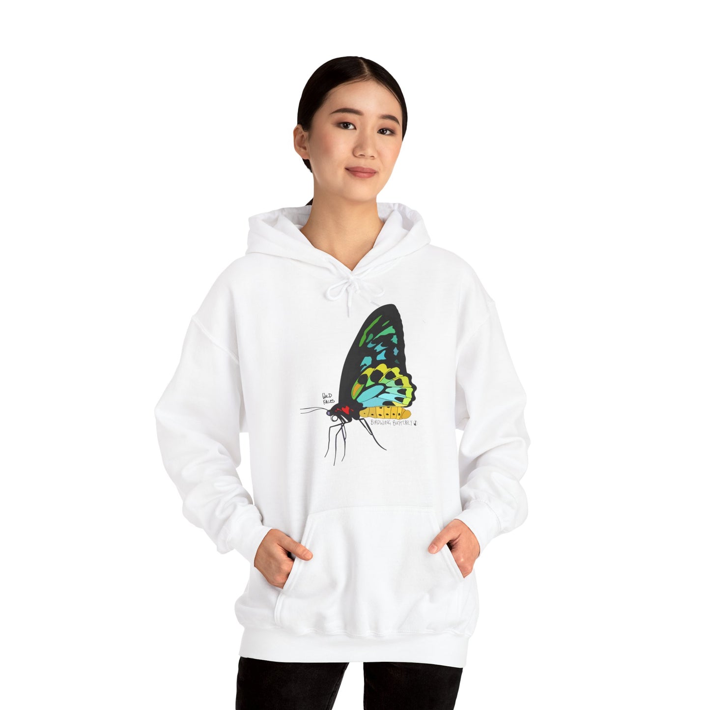 Birdwing Butterfly | Unisex Heavy Blend™ Hooded Sweatshirt