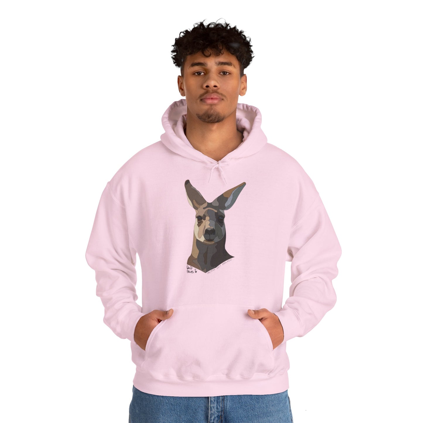 Eastern Grey Kangaroo | Unisex Heavy Blend™ Hooded Sweatshirt