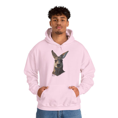 Eastern Grey Kangaroo | Unisex Heavy Blend™ Hooded Sweatshirt