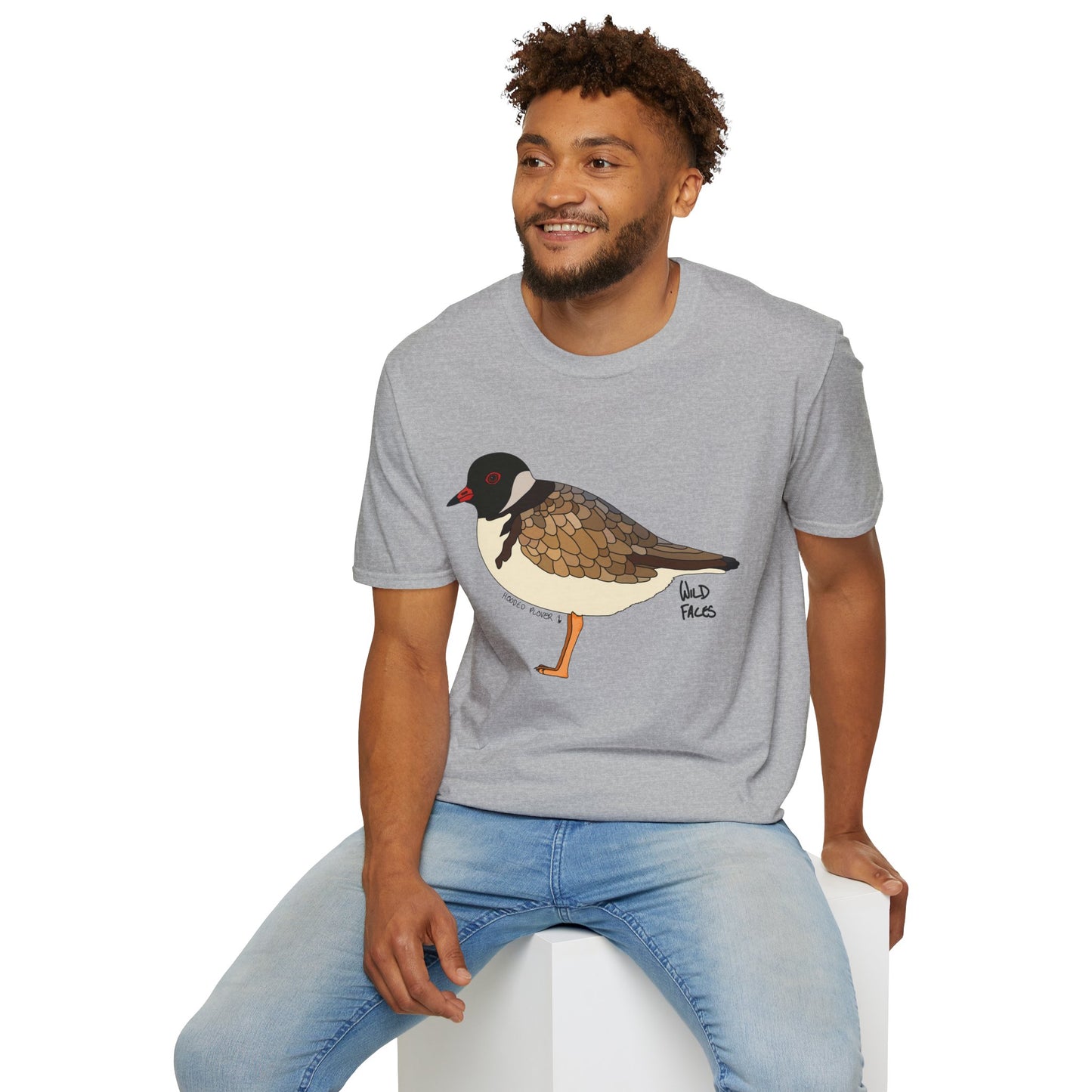 Hooded Plover - Unisex Softstyle T-Shirt