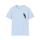 Australian Magpie - Small design - Unisex Softstyle T-Shirt