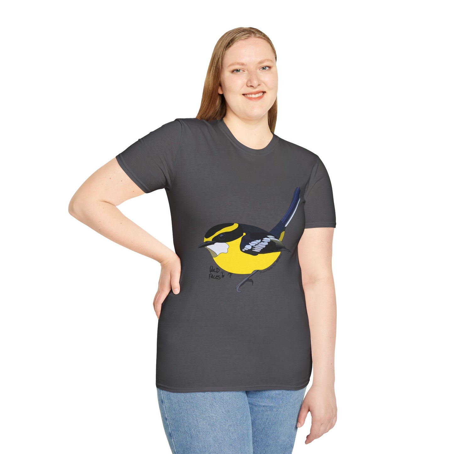 Yellow-breasted Boatbill - Unisex Softstyle T-Shirt