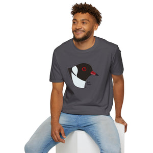 Hooded Plover Head- Unisex Softstyle T-Shirt Printify