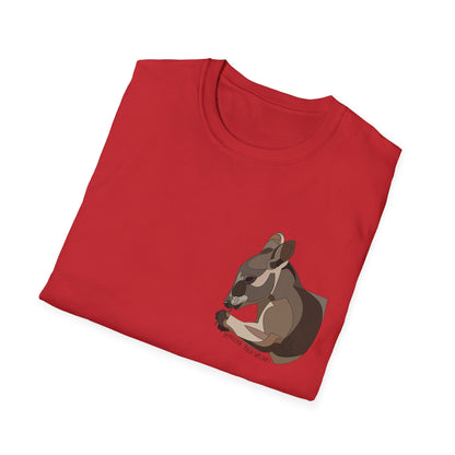 Mareeba Rock-wallaby - Small design - Unisex Softstyle T-Shirt