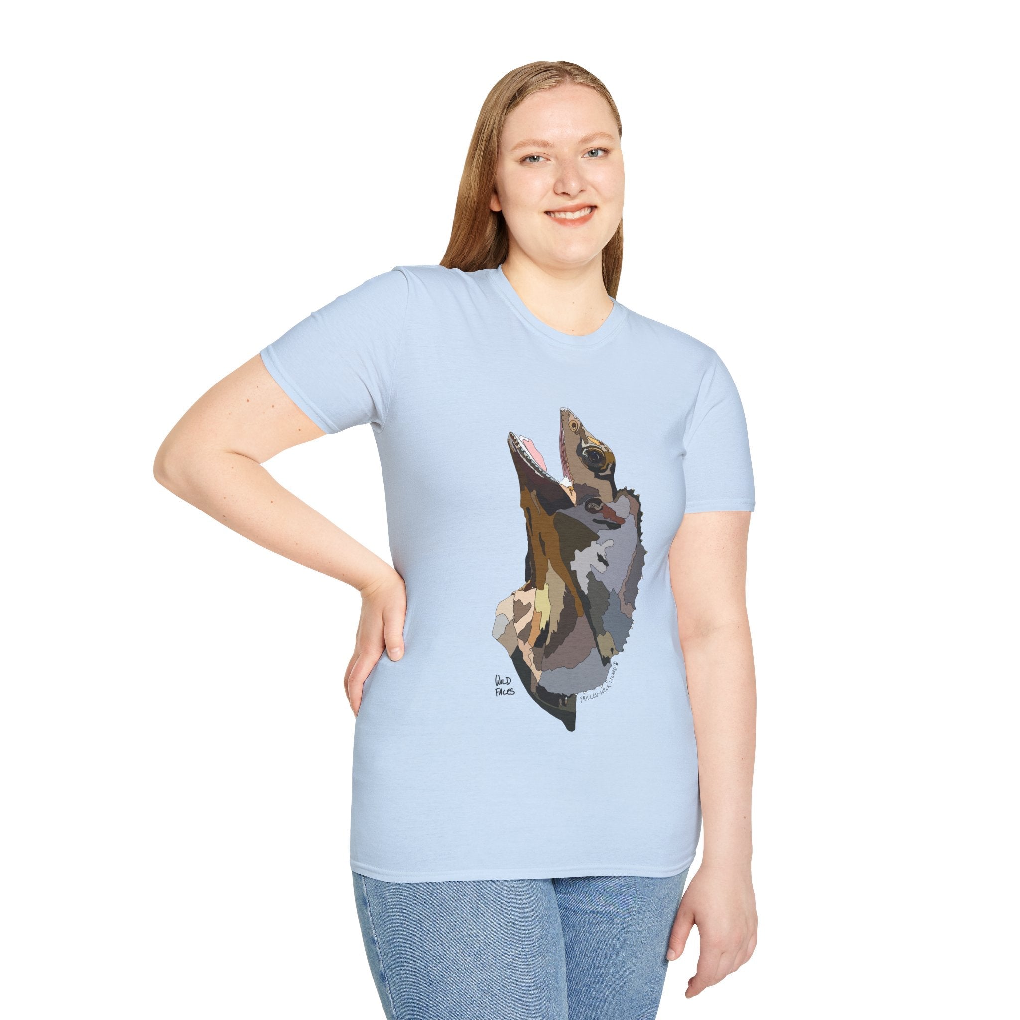 Frilled-neck Lizard - Unisex Softstyle T-Shirt Printify