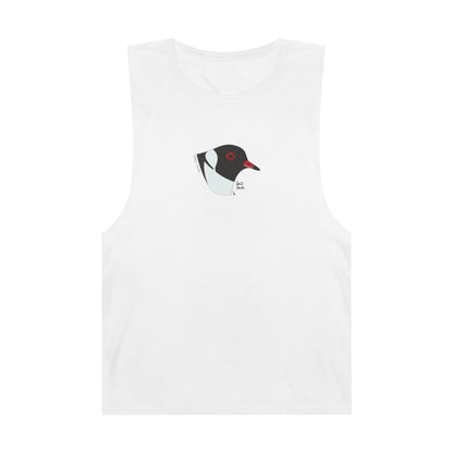 Hooded Plover (head) - Unisex Barnard Tank