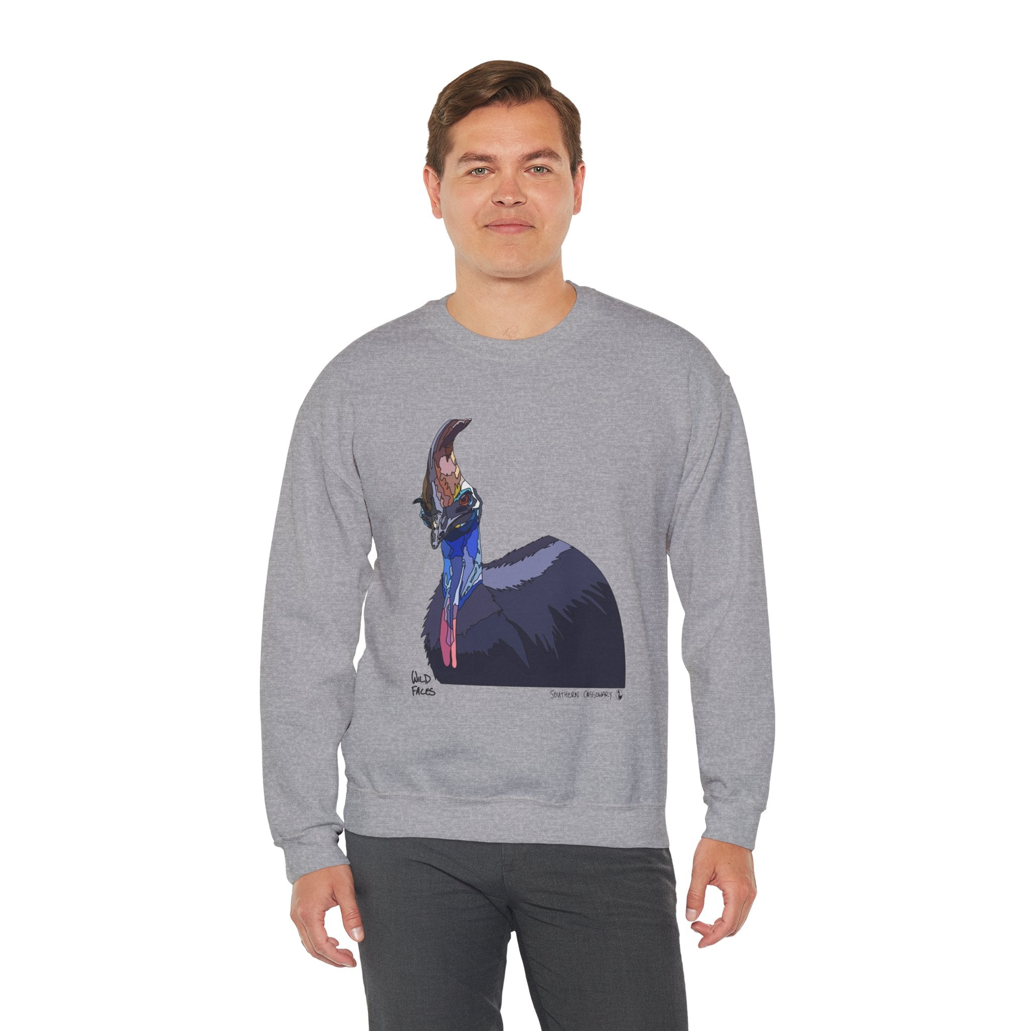 Southern Cassowary Sweatshirt | Unisex Heavy Blend™ Crewneck Printify