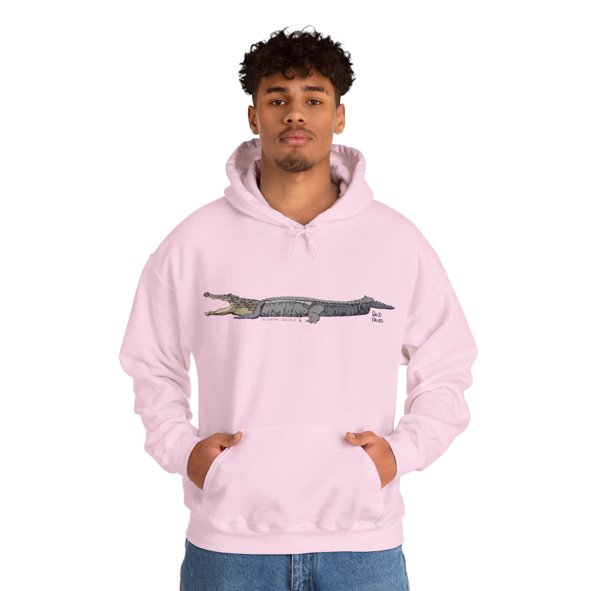 Saltwater Crocodile | Unisex Heavy Blend™ Hooded Sweatshirt Printify