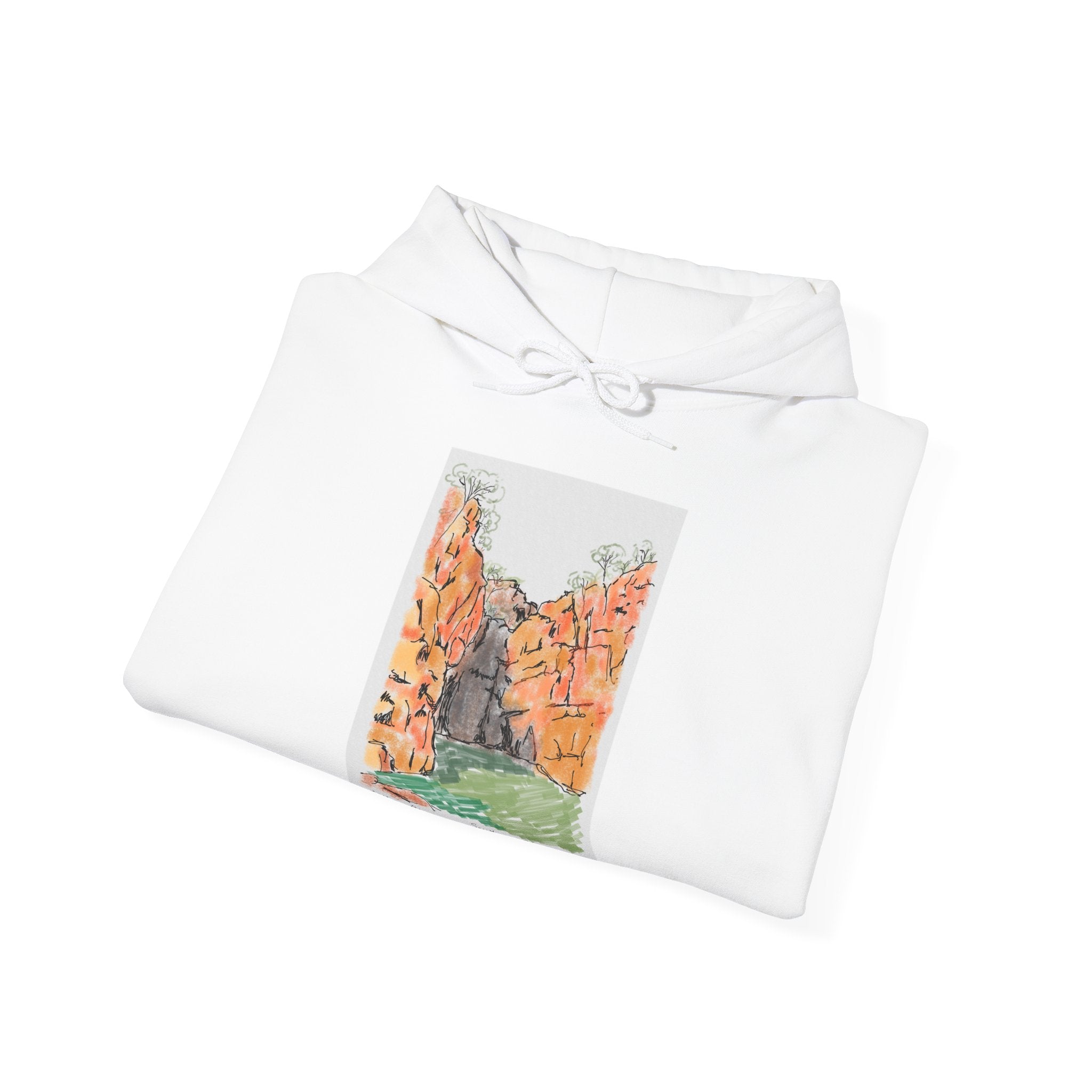Southern Rockhole, Nitmiluk | Unisex Heavy Blend™ Hooded Sweatshirt Printify