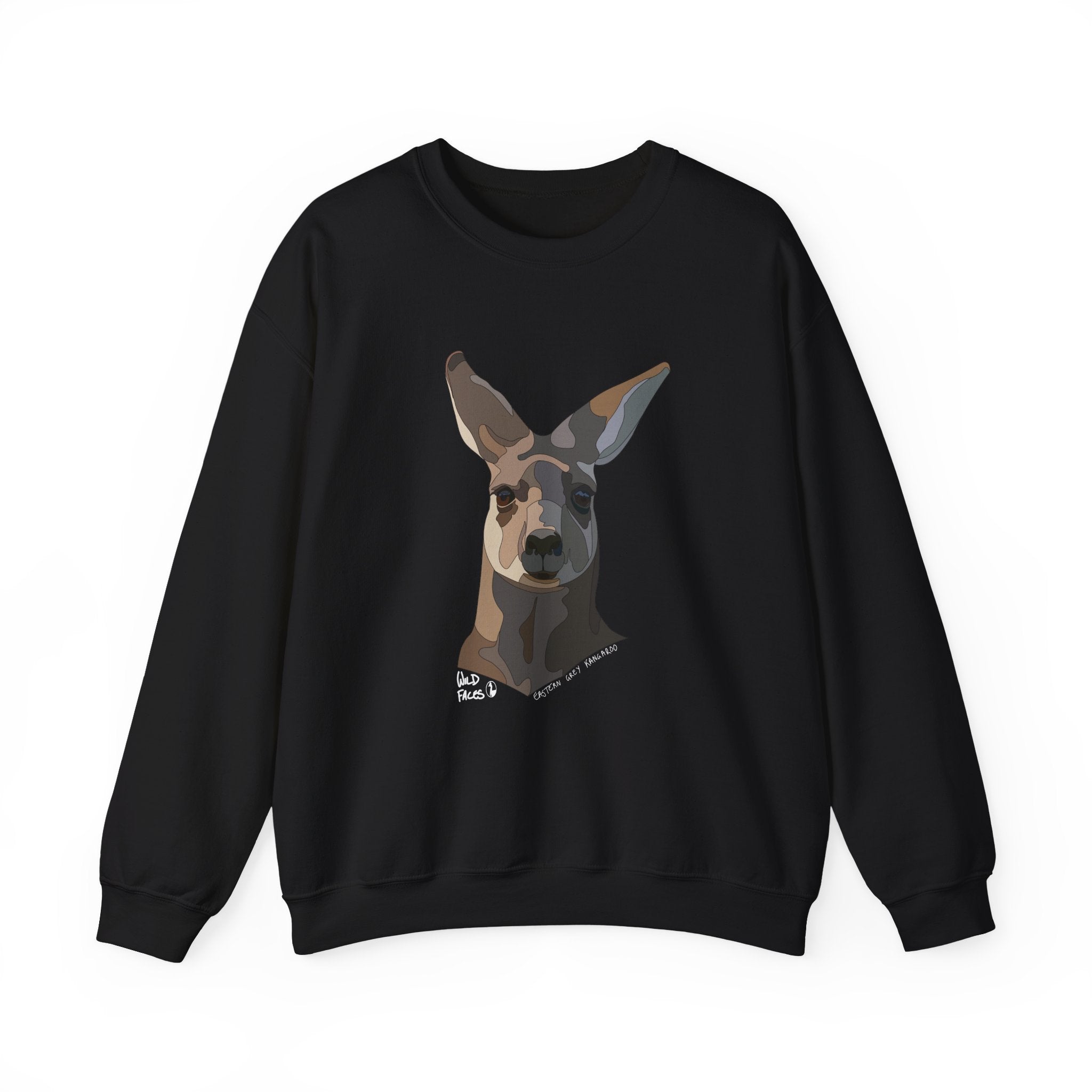 Eastern Grey Sweatshirt (white font) | Unisex Heavy Blend™ Crewneck