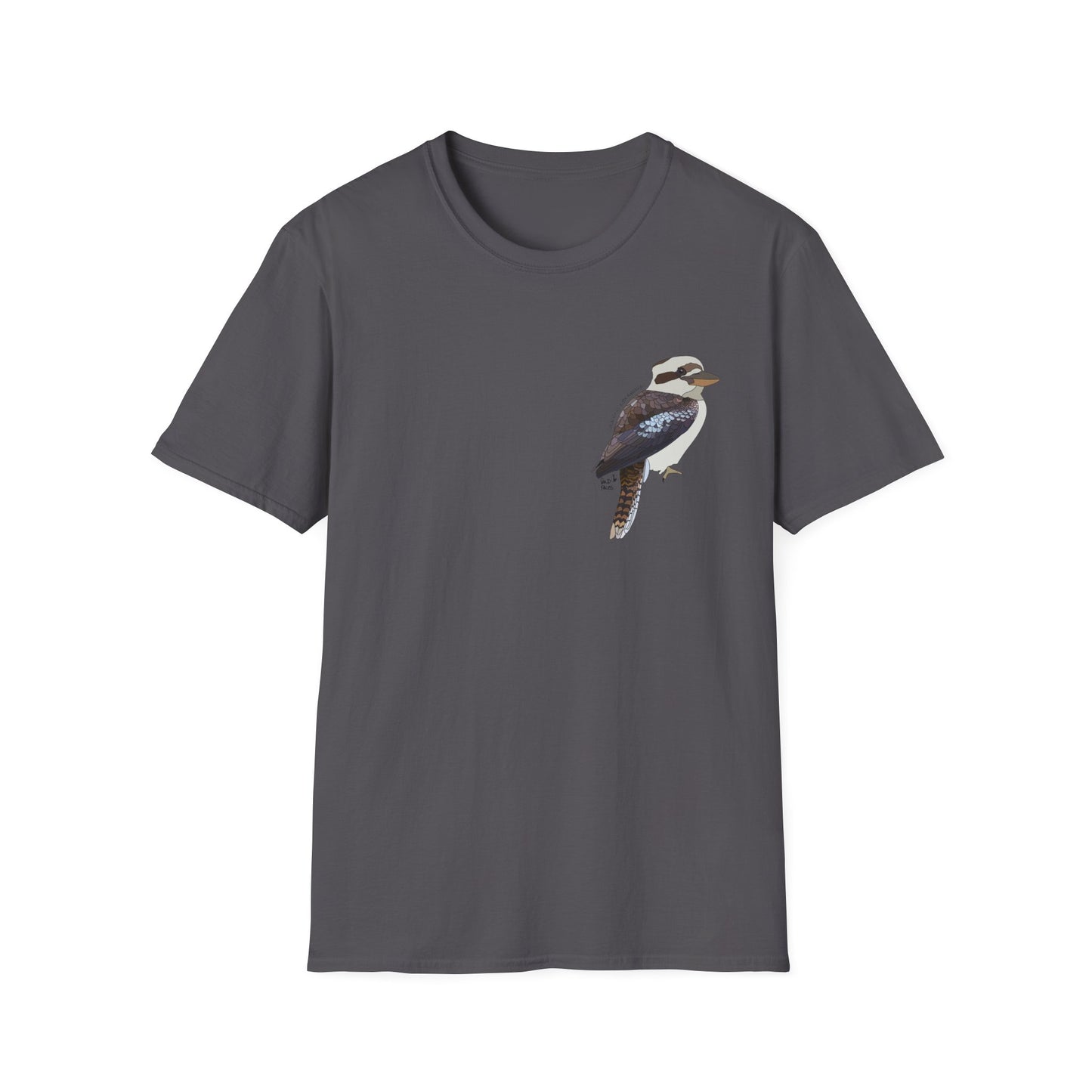 Laughing Kookaburra - Small design - Unisex Softstyle T-Shirt