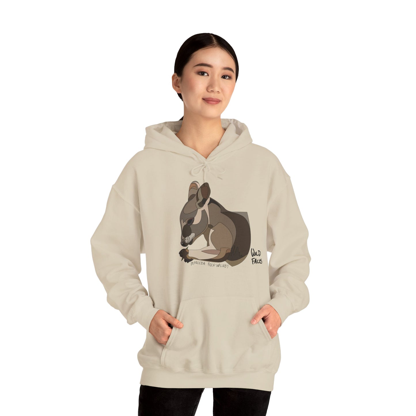 Mareeba Rock-wallaby | Unisex Heavy Blend™ Hooded Sweatshirt