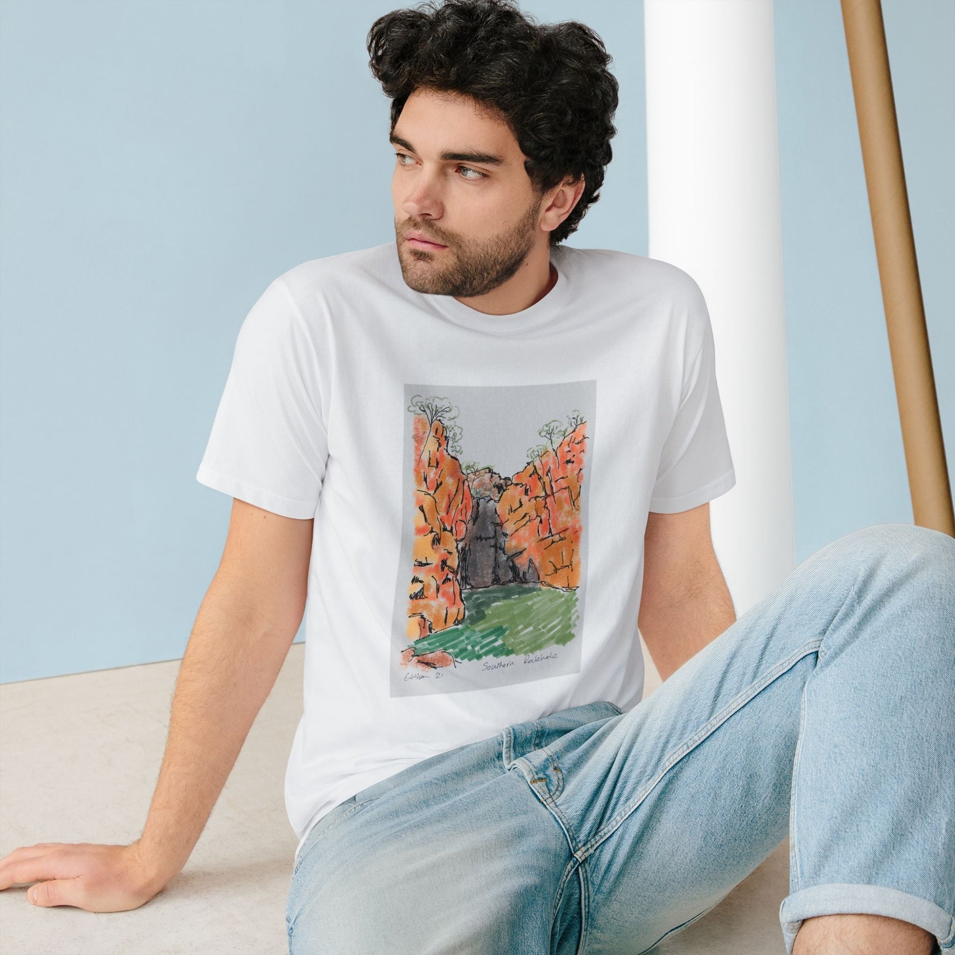Southern Rockhole, Nitmiluk | Organic Staple T-shirt Printify