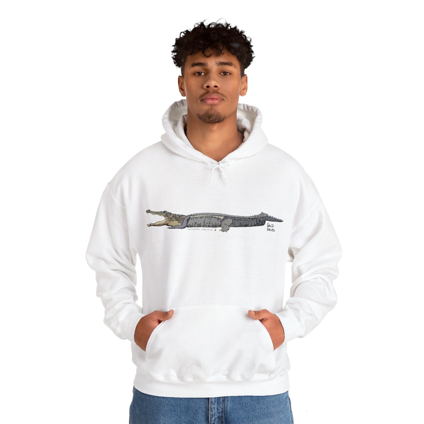 Saltwater Crocodile | Unisex Heavy Blend™ Hooded Sweatshirt