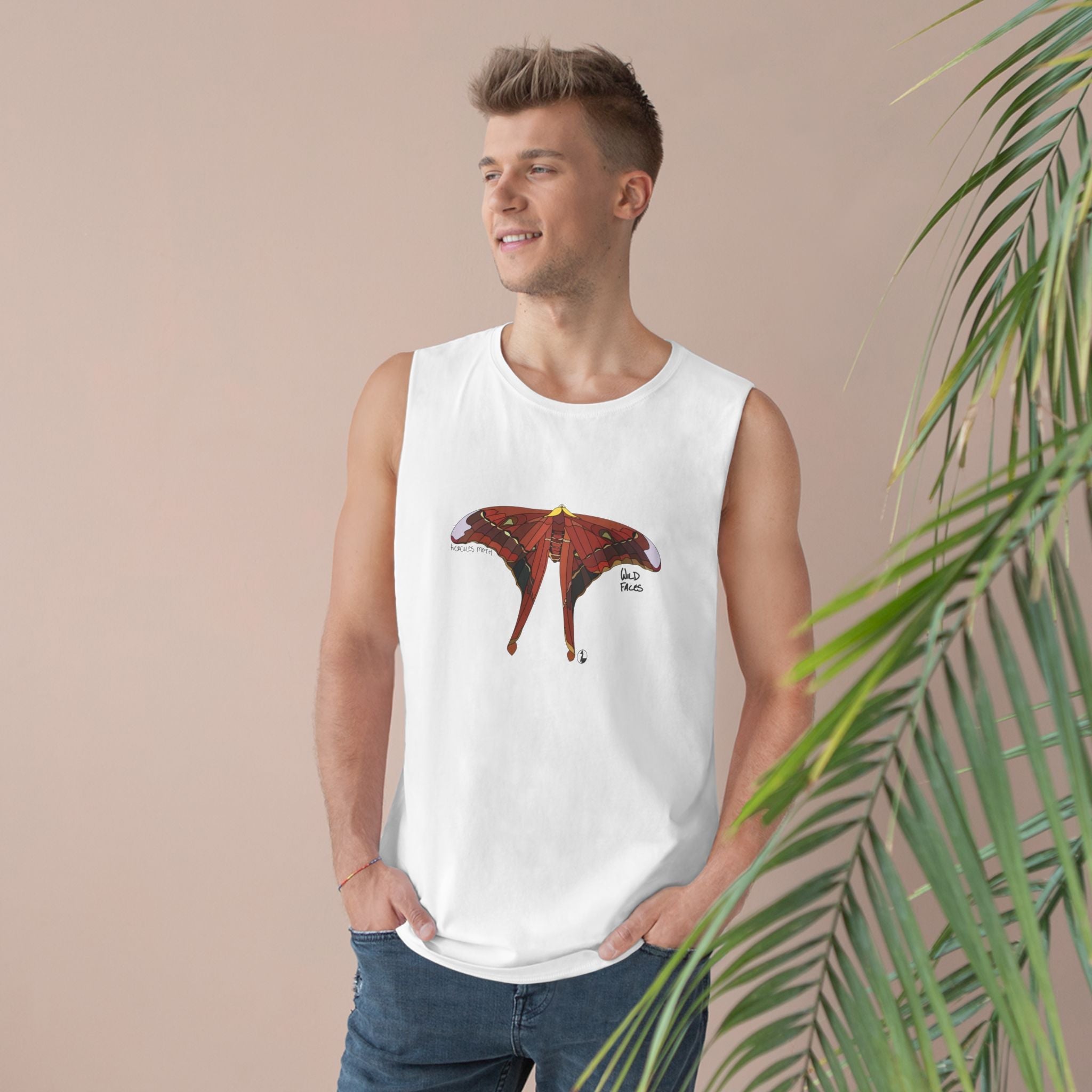 Hercules Moth - Unisex Barnard Tank Printify