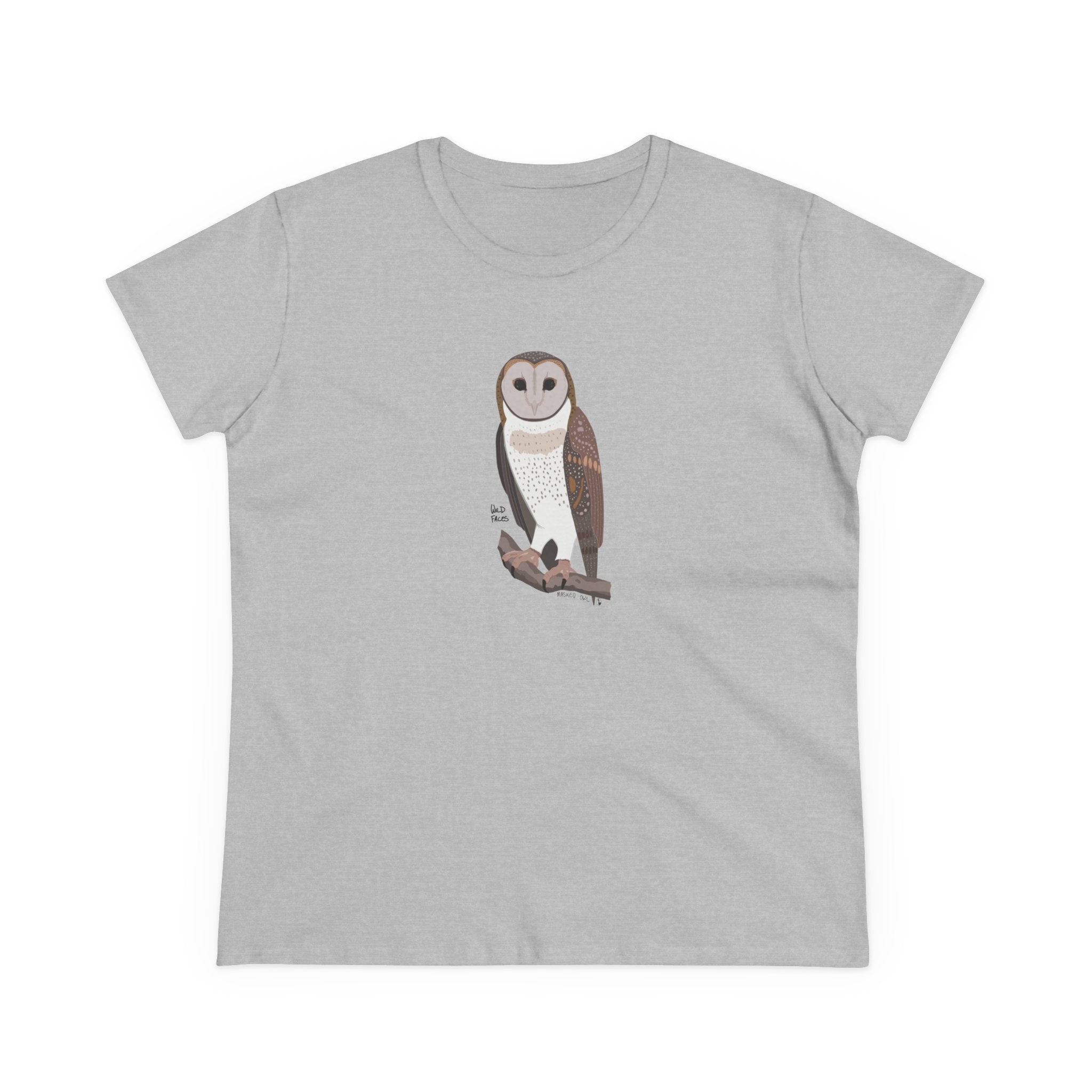 Masked Owl - Women's Midweight Cotton Tee