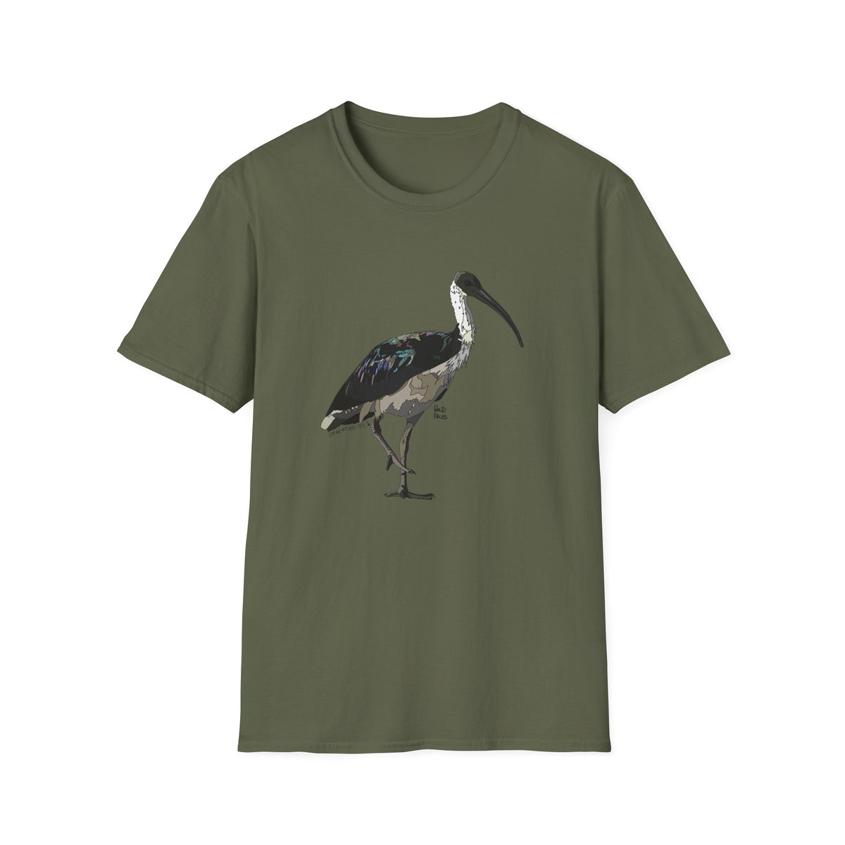 Straw-necked Ibis - Unisex Softstyle T-Shirt