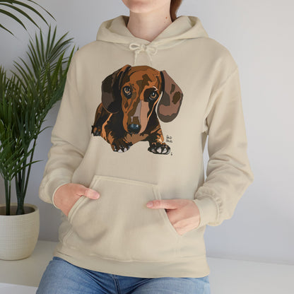 Dachshund (body) | Unisex Heavy Blend™ Hooded Sweatshirt