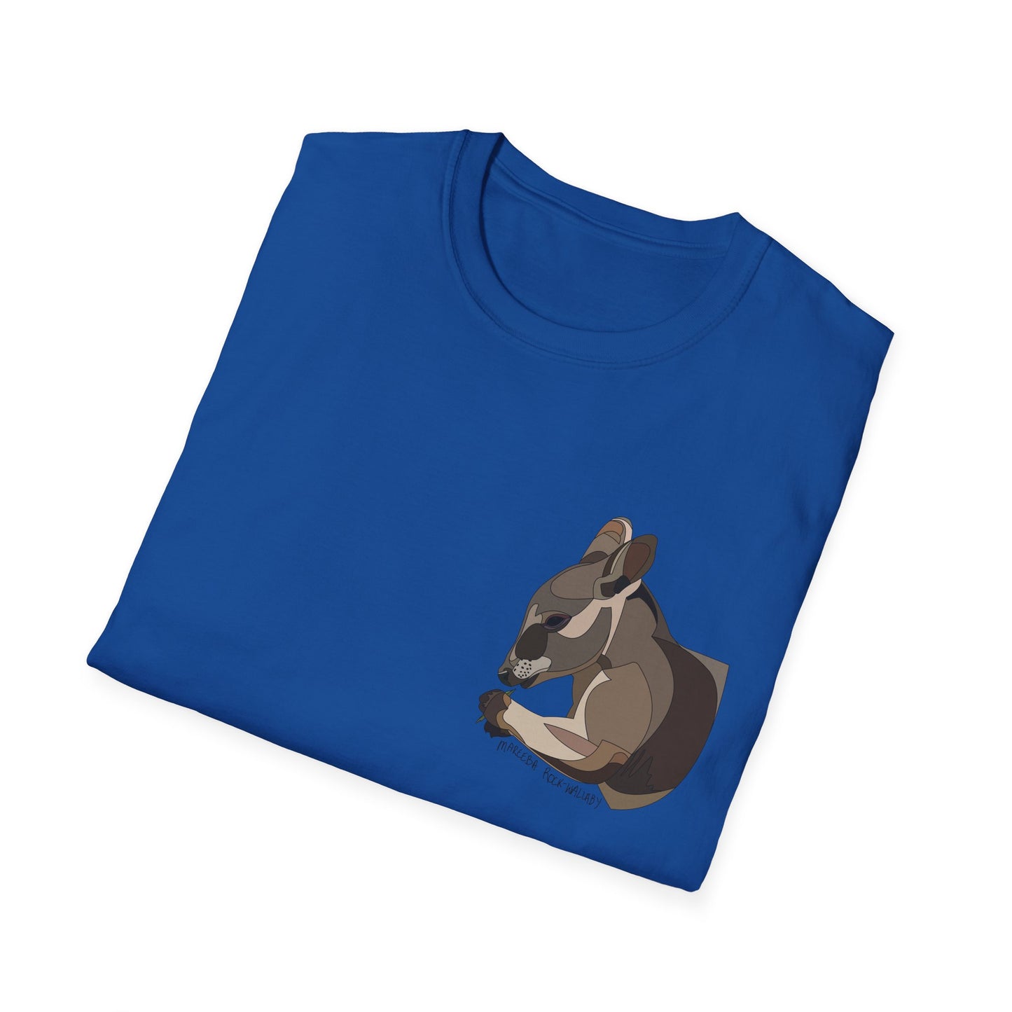 Mareeba Rock-wallaby - Small design - Unisex Softstyle T-Shirt