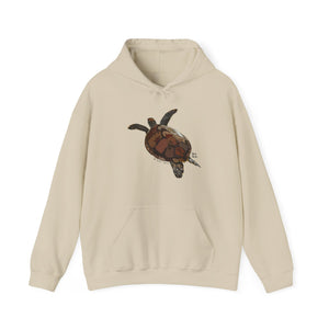 Green Turtle | Unisex Heavy Blend™ Hooded Sweatshirt Printify