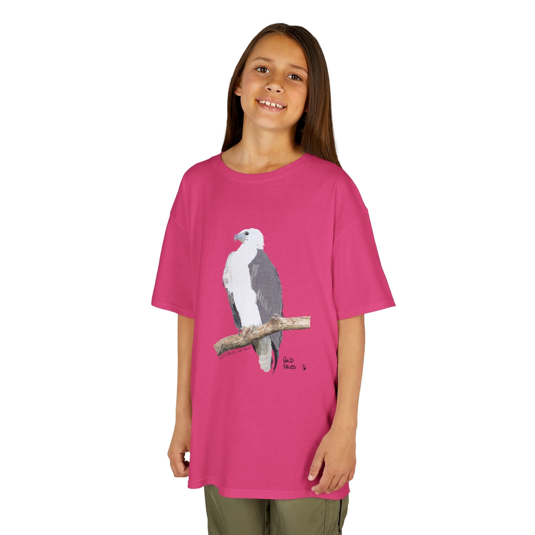 White-bellied Sea Eagle | Kids Heavy Cotton™ Tee Printify