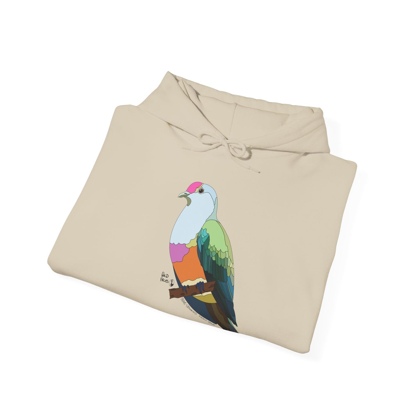 Rose-crowned Fruit Dove | Unisex Heavy Blend™ Hooded Sweatshirt