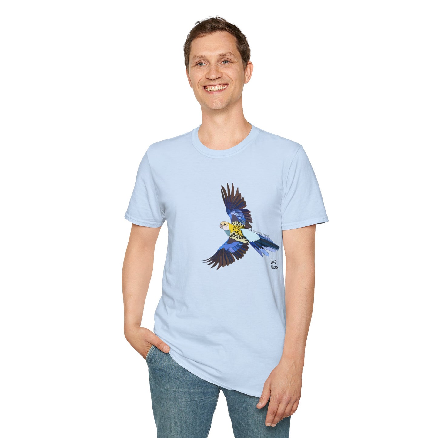 Pale-headed Rosella - Unisex Softstyle T-Shirt