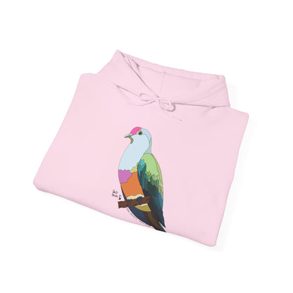 Rose-crowned Fruit Dove | Unisex Heavy Blend™ Hooded Sweatshirt