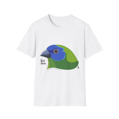 Blue-faced Parrotfinch - Unisex Softstyle T-Shirt Printify