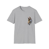 Frilled-neck Lizard - Small design - Unisex Softstyle T-Shirt Printify