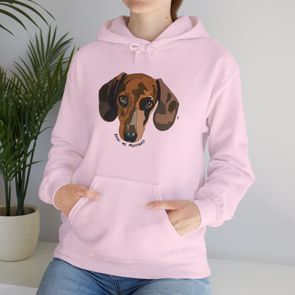Dachshund (Keen as mustard) | Unisex Heavy Blend™ Hooded Sweatshirt