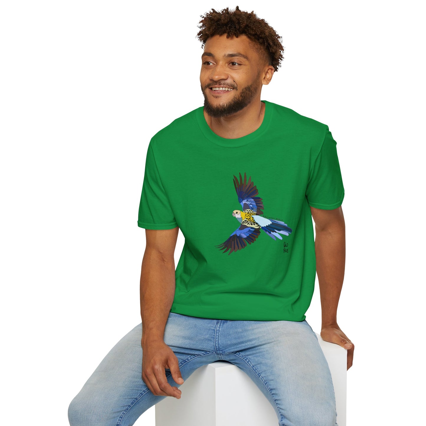 Pale-headed Rosella - Unisex Softstyle T-Shirt