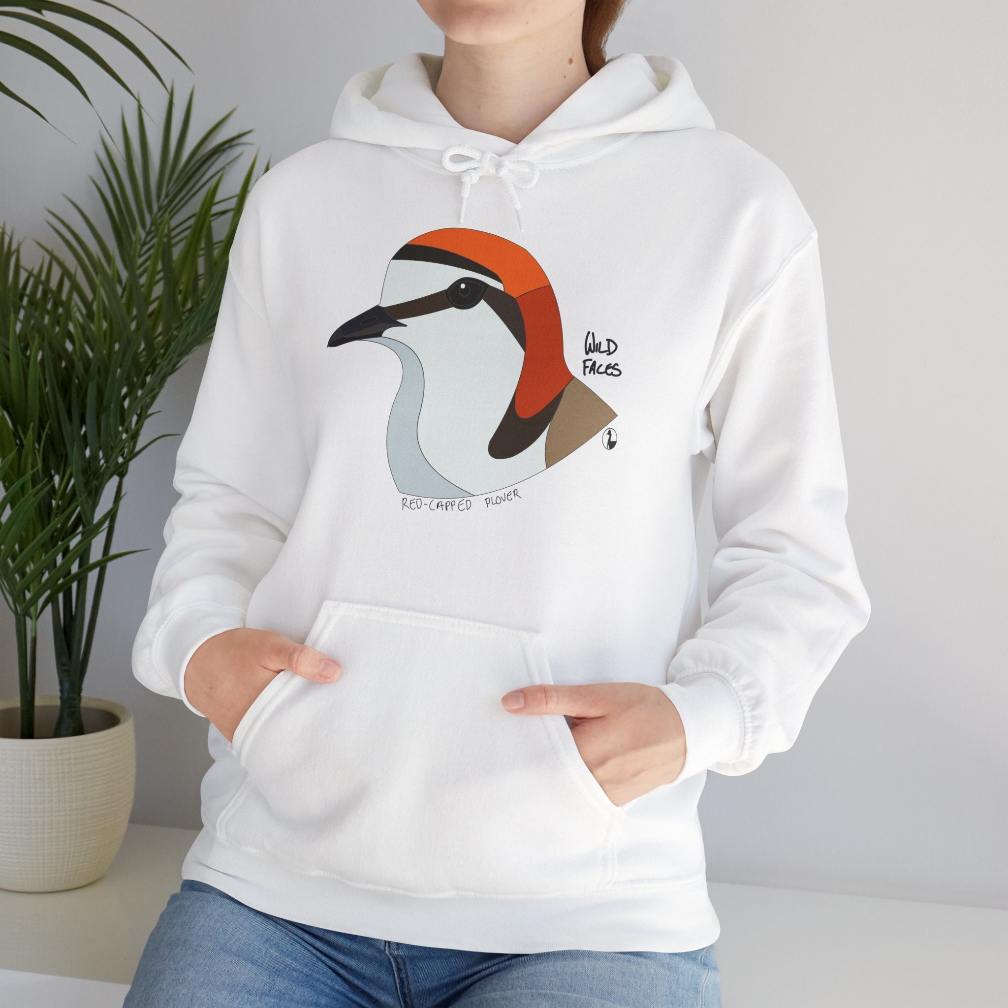 Red-capped Plover | Unisex Heavy Blend™ Hooded Sweatshirt Printify