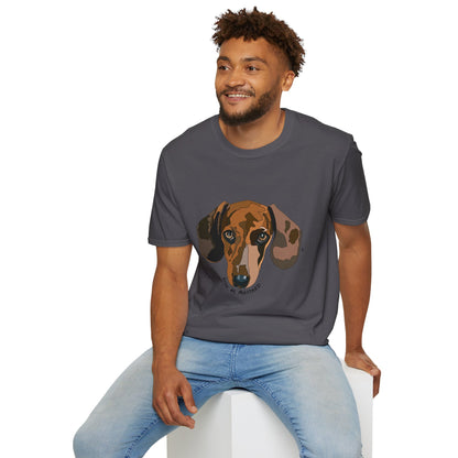 Dachshund (Keen as mustard) - Unisex Softstyle T-Shirt