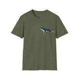 Humpback Whale - Small design - Unisex Softstyle T-Shirt