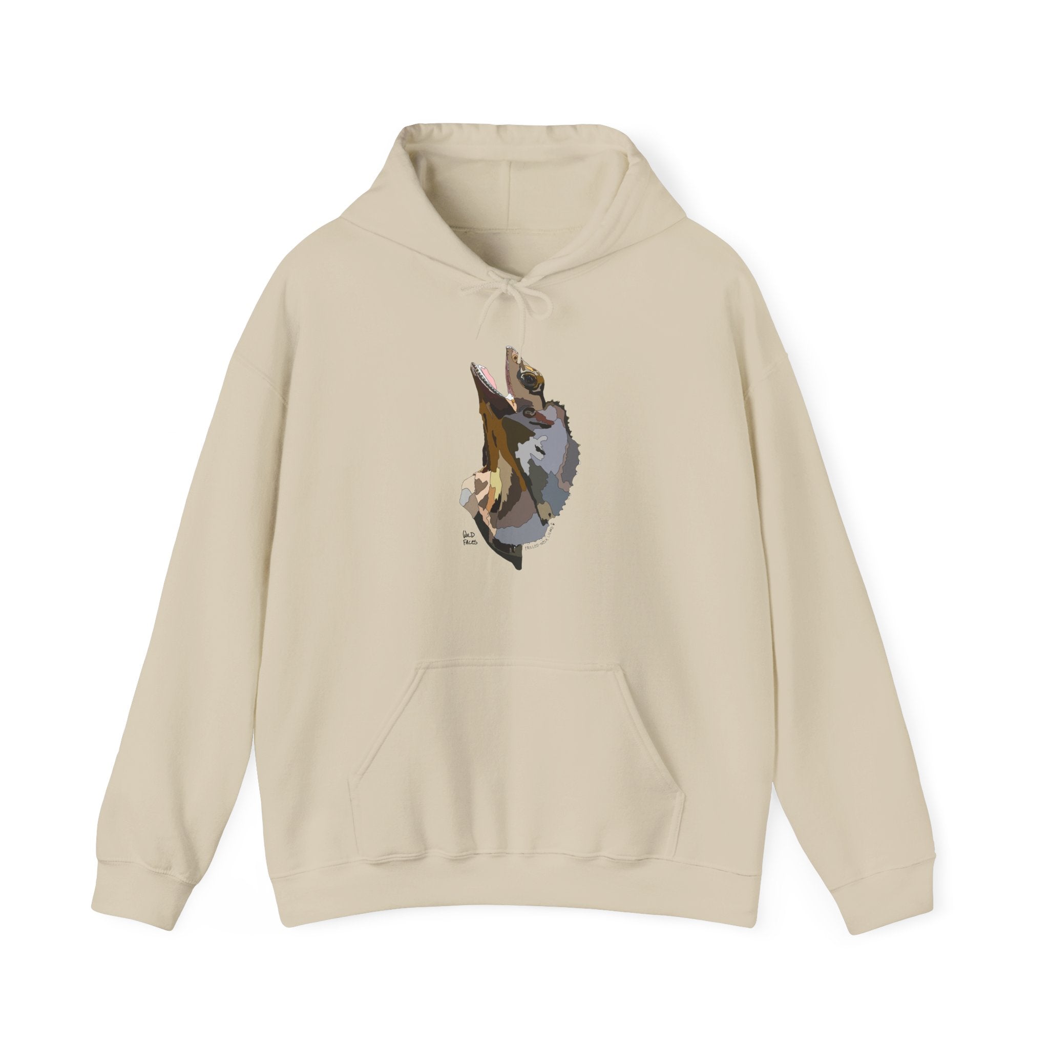 Frilled-neck Lizard | Unisex Heavy Blend™ Hooded Sweatshirt