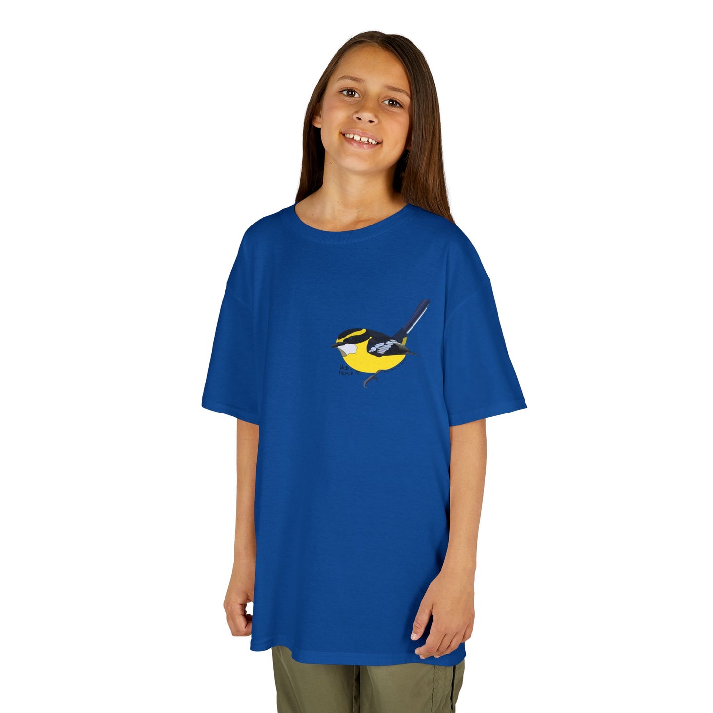 Yellow-breasted Boatbill | Kids Heavy Cotton™ Tee